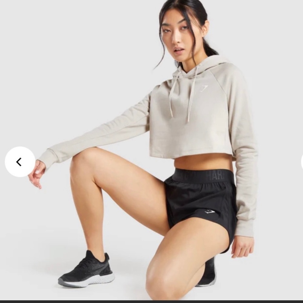 NWT  Gymshark training crop hoodie